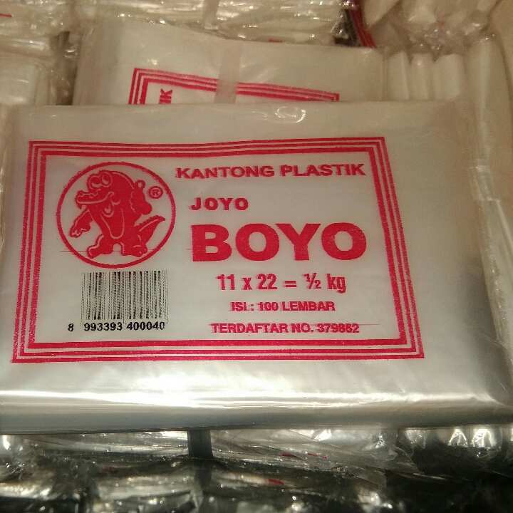 Plastik Boyo Setengah Tipis