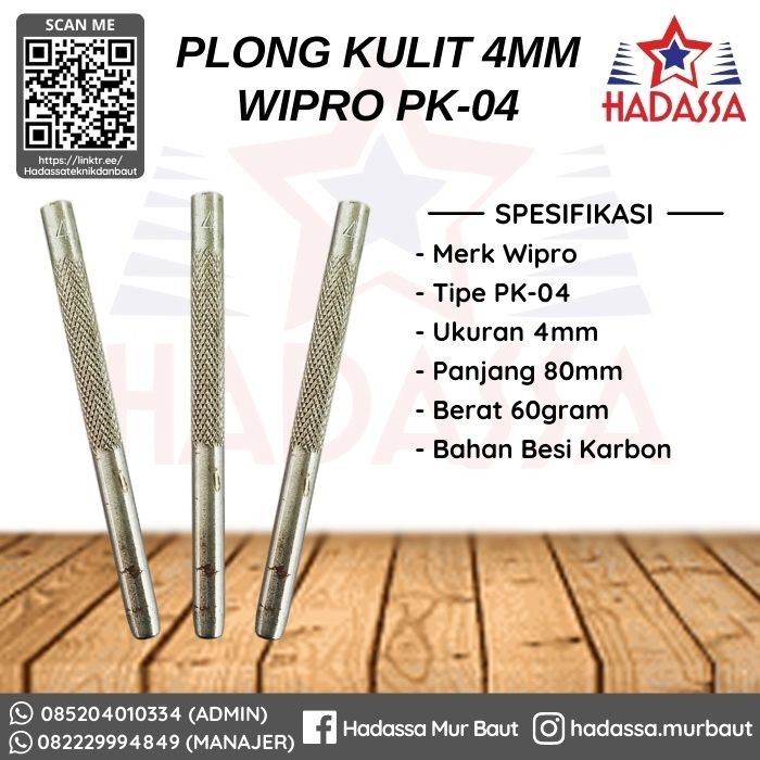 Plong Kulit 4mm Wipro PK-04