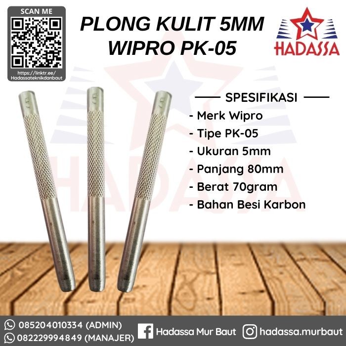 Plong Kulit 5mm Wipro PK-05