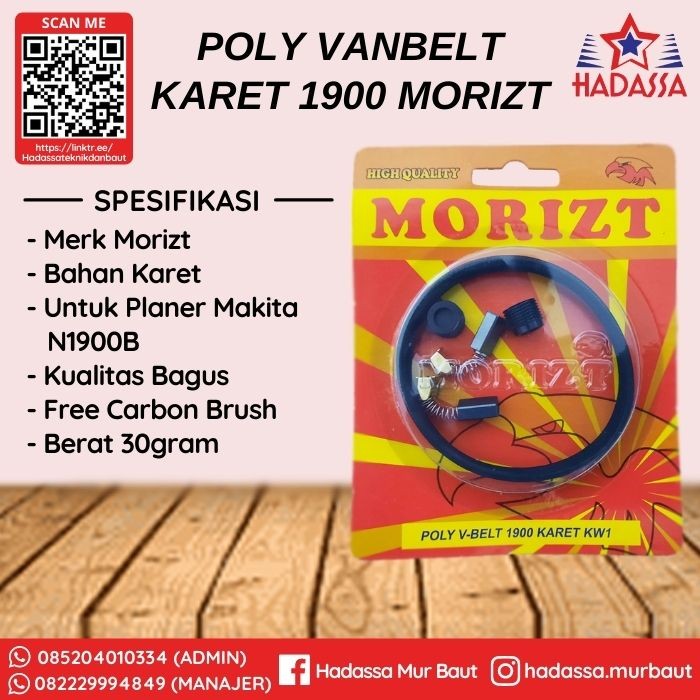 Poly Vanbelt Karet 1900 Morizt