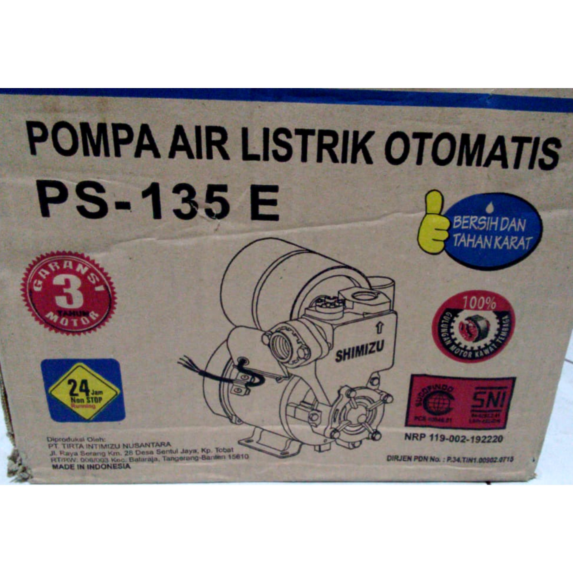 Pompa Air Listrik Shimizu PS-135 E 5