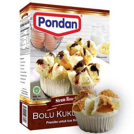 Pondan Bolu Kukus Mawar 400gr