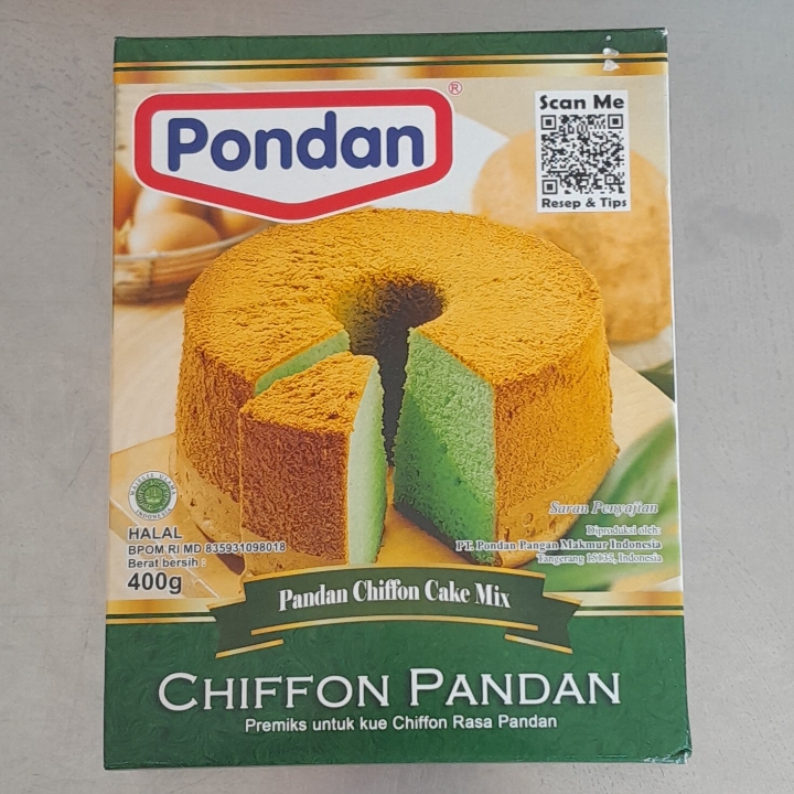 Pondan Chiffon Pandan