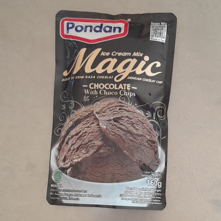 Pondan Ice Cream Coklat