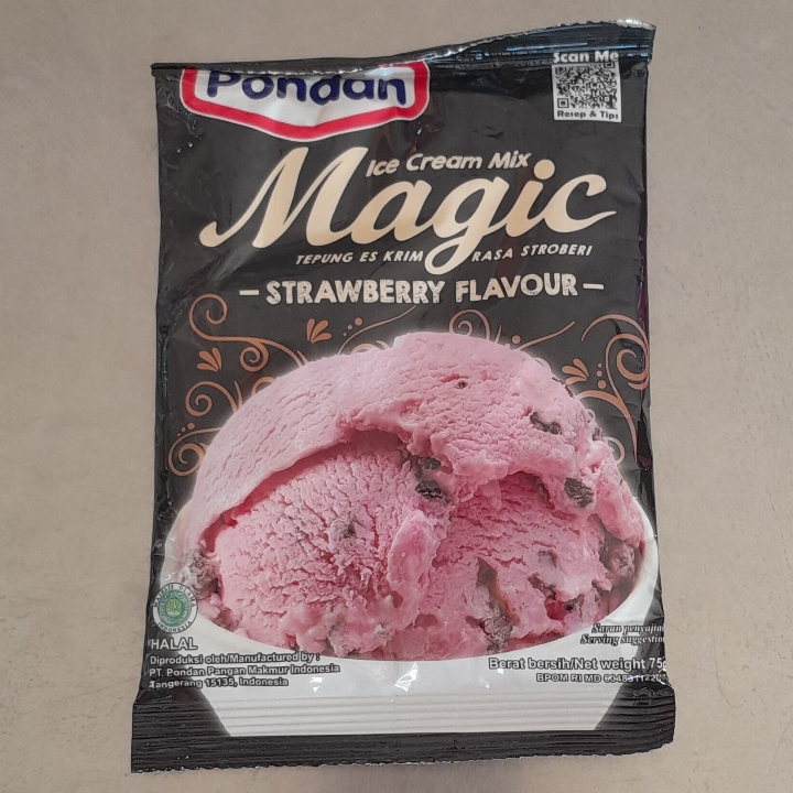 Pondan Ice Cream Magic Strowberry