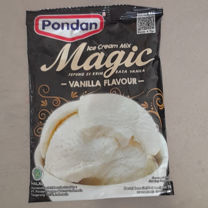 Pondan Ice Cream Magic Vanilla