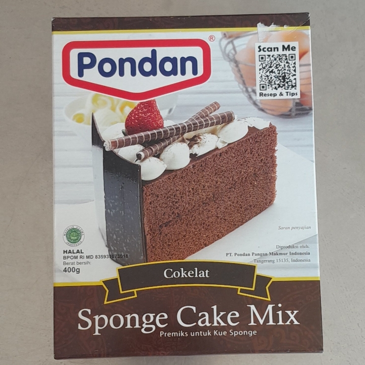 Pondan Sponge Coklat