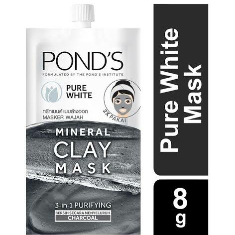Ponds Mineral Clay Mask Pure White