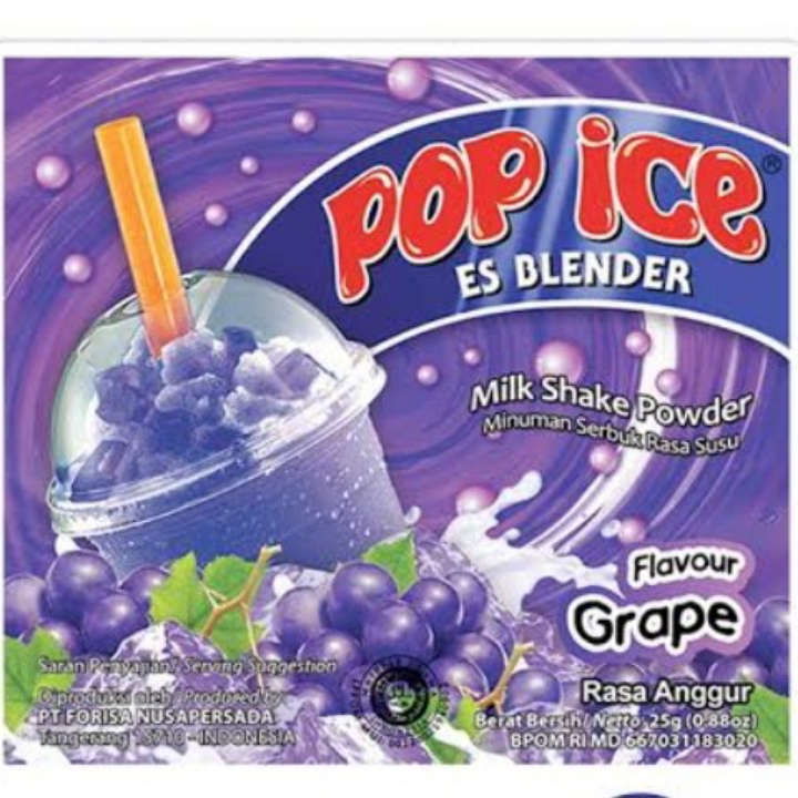 Pop Ice Blender Anggur Sachet