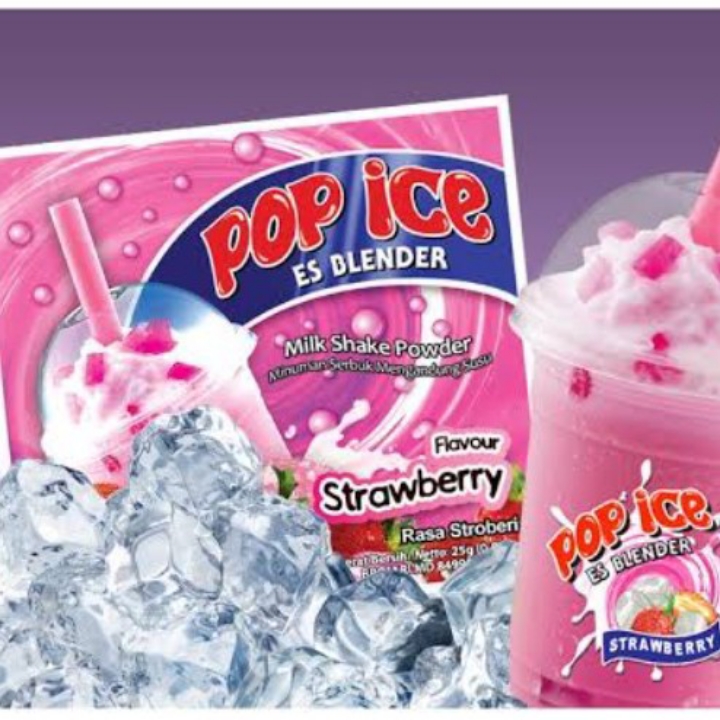 Pop Ice Blender Rasa Strawberry Smi Management 6252