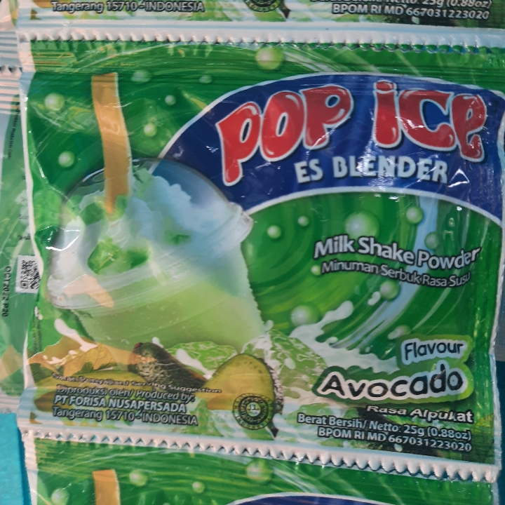 Pop Ice Rasa Avocado