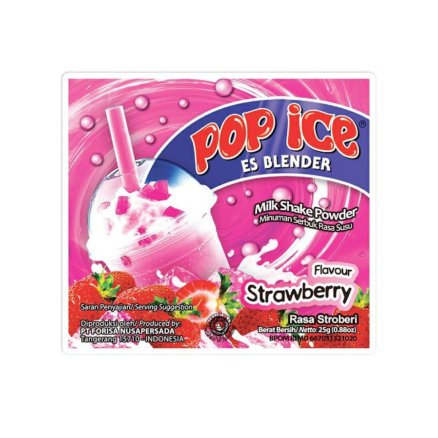 Pop Ice Rasa Strawberry 25gr