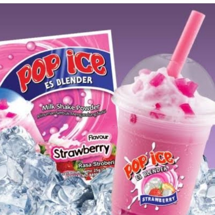 Pop Ice Strawberry Cincau