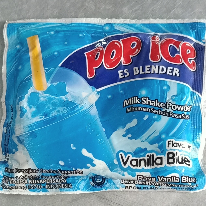 Pop Ice Vanila Blue