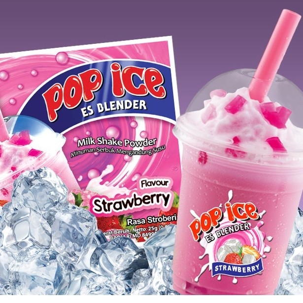 Pop ice stawberry