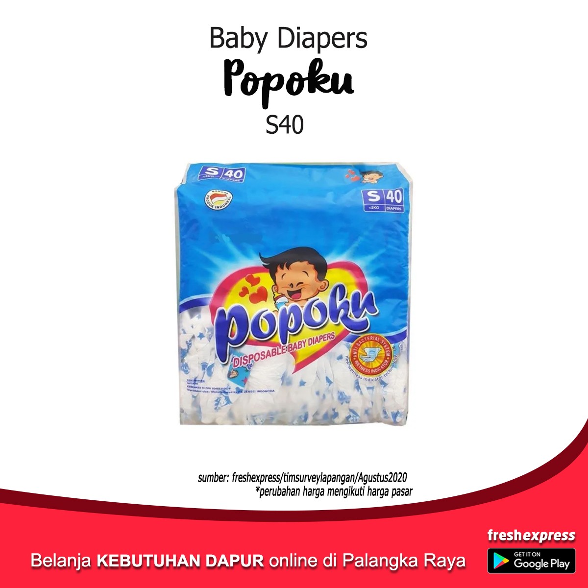 Popoku Diapers S40