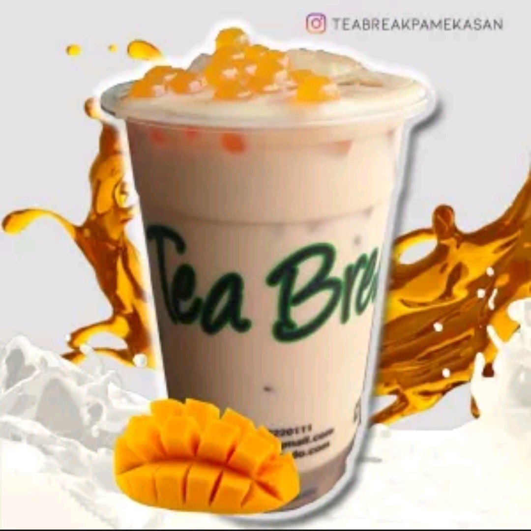 Popping Mango Milk Tea