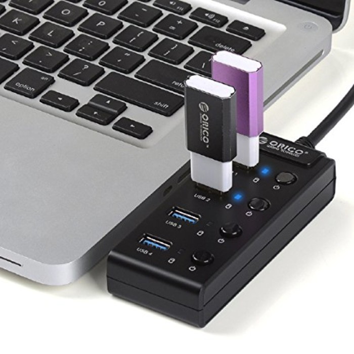 Port Portable USB HUB Orico W9PH4 Original 2