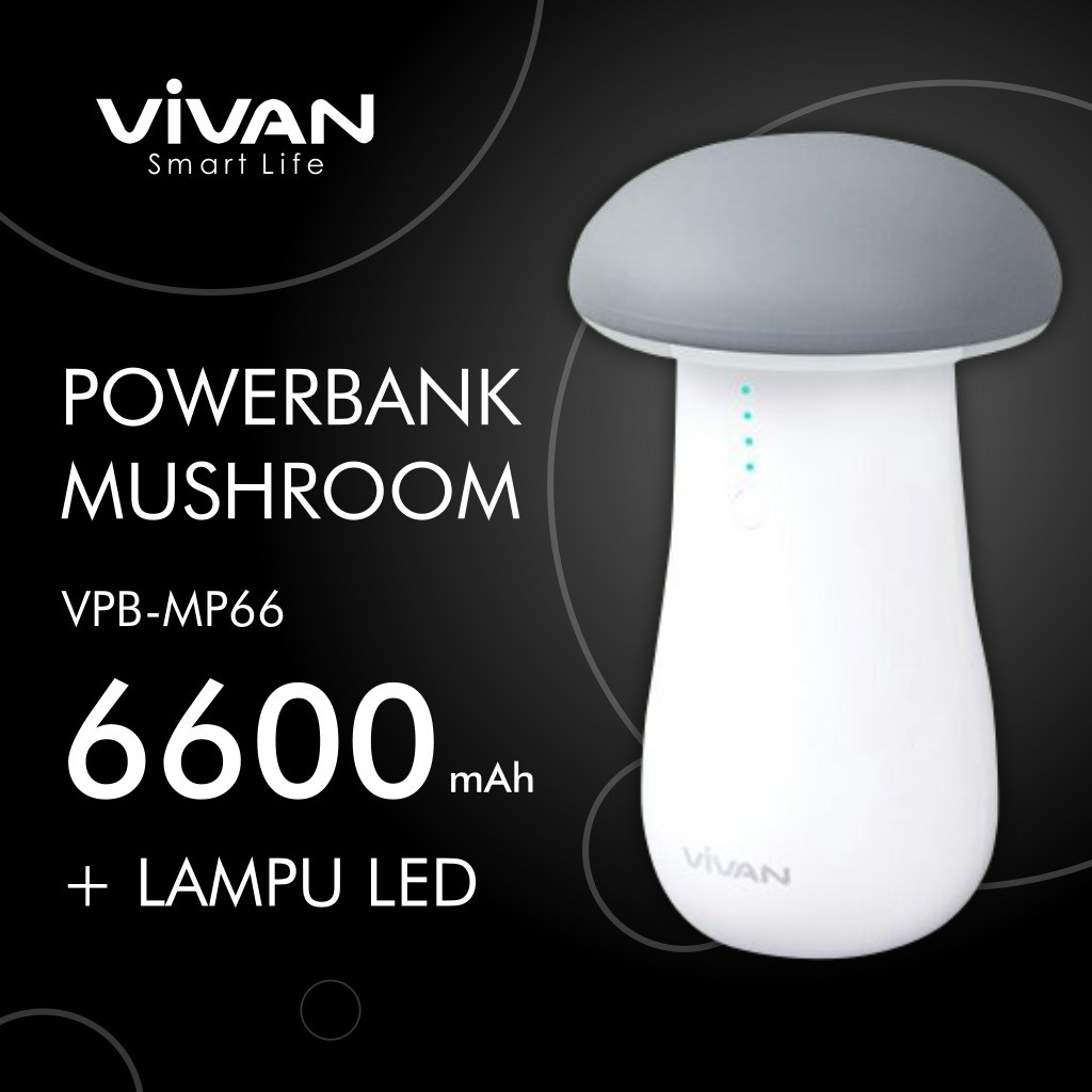 PowerBank Mushroom 6600mAh 2