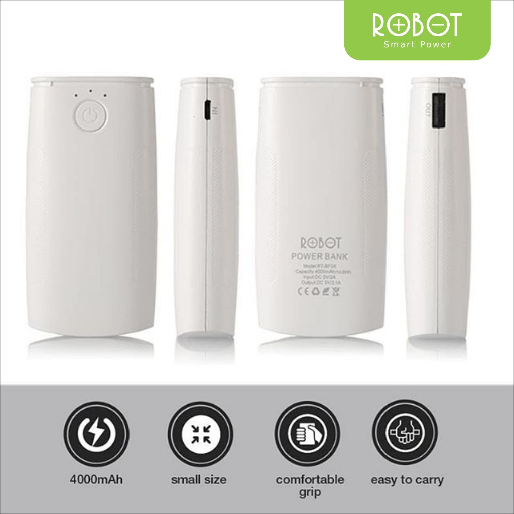 Powerbank  Mini Fan Portable ROBOT RT-BF08 3