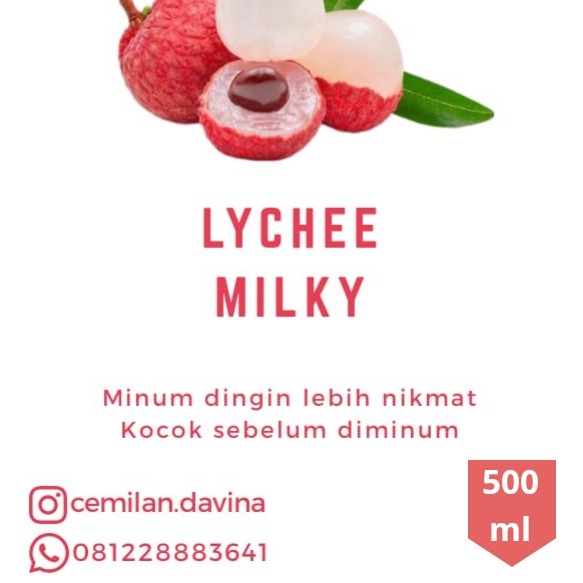 Premium Drink Lychee Milky 