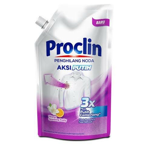 Proclin Aksi Putih Sparkling Fruity 400 Ml