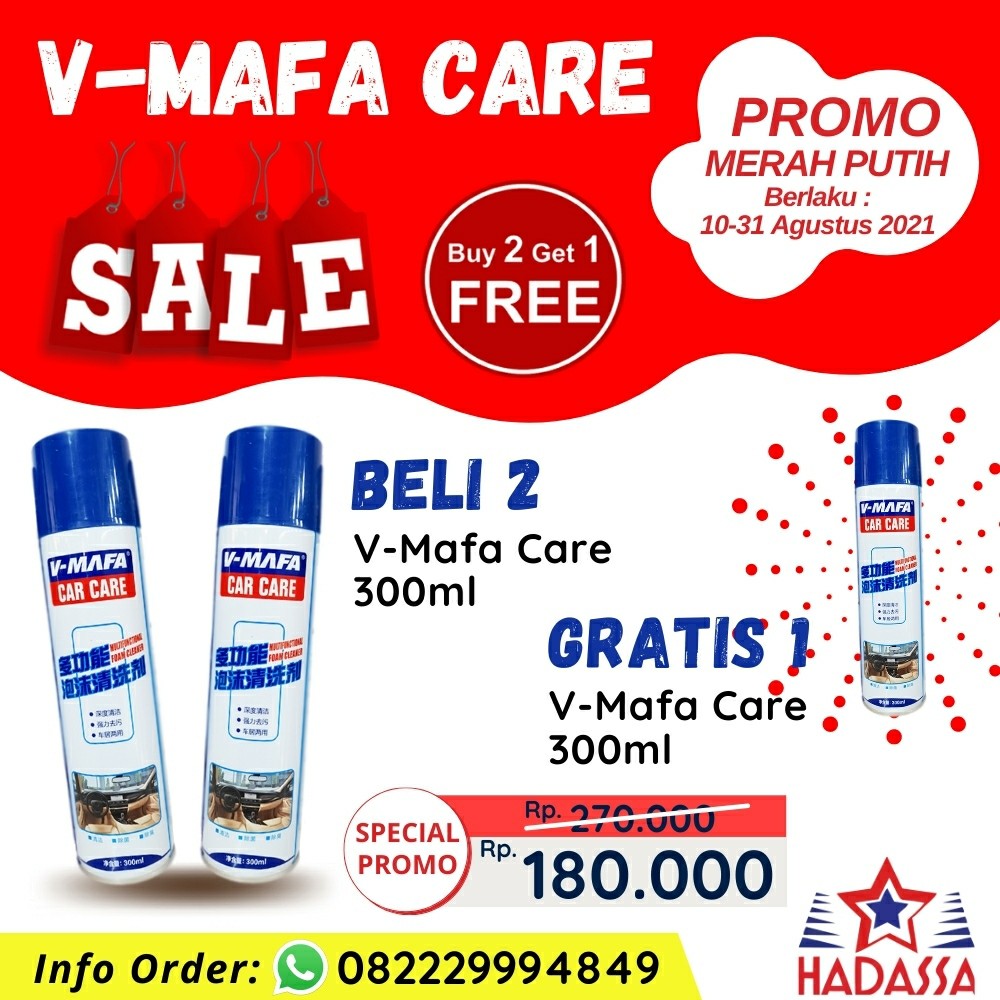 Promo Agustus Promo Merah Putih V-Mafa Car Care