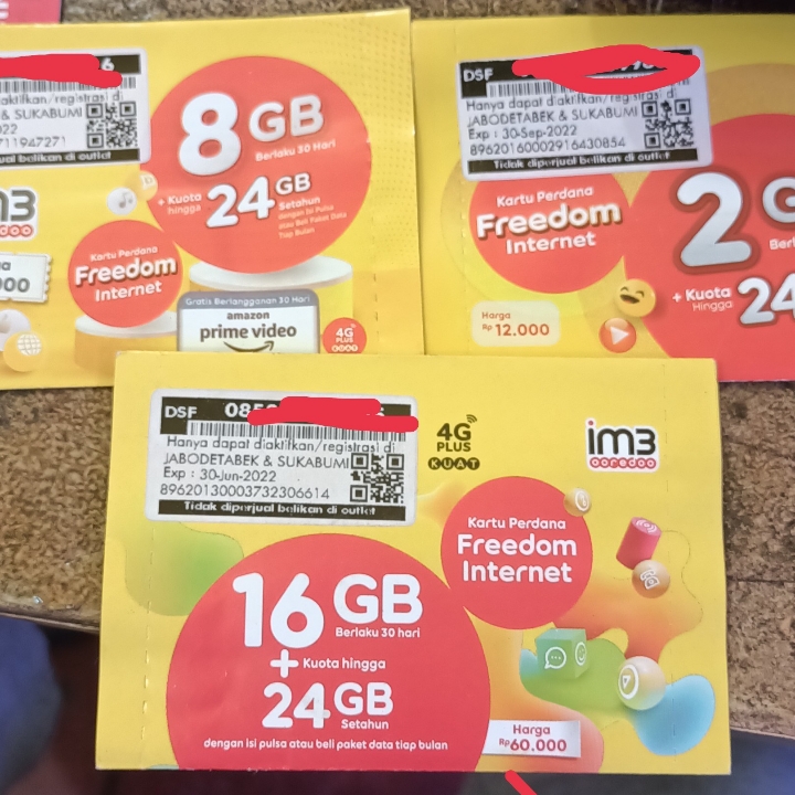 Promo Perdana Im3 Paket Samapi 16gb