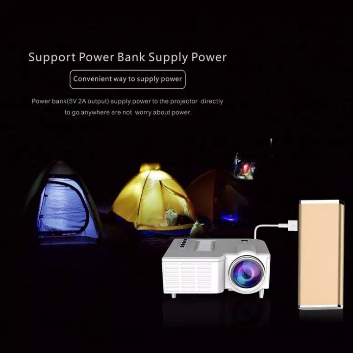 Proyektor UC28B Home LED Projector Mini Portable 1080P HD 4