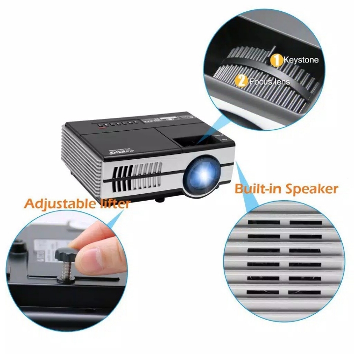 ProyekyorEUG600D EUGD600 Led Projector 960640 1080p  TV tunner 15 2