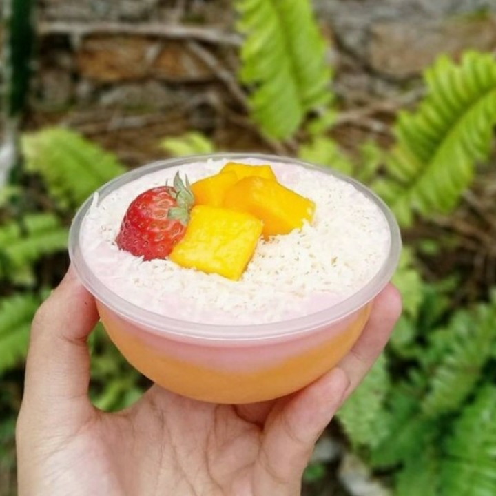 Puding Mangga Fla Stroberi