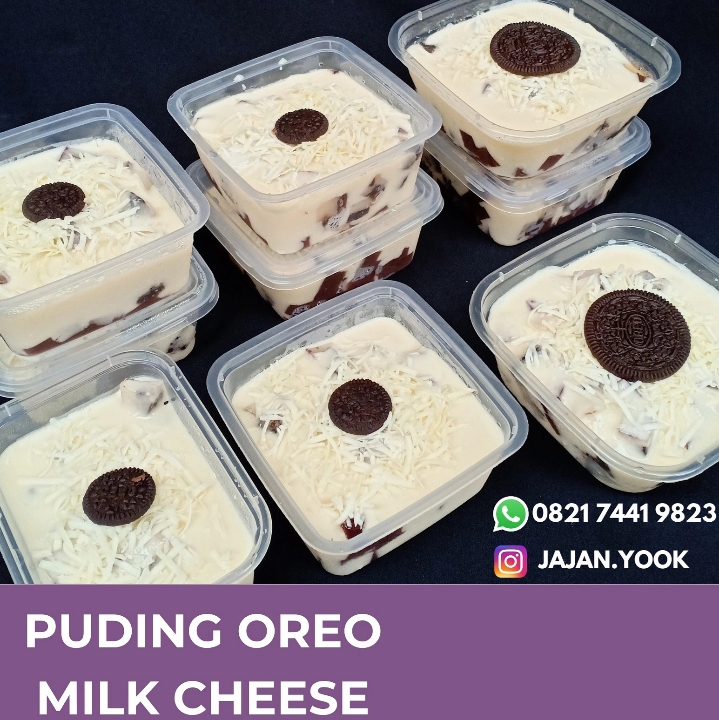 Puding Oreo Milk Cheese