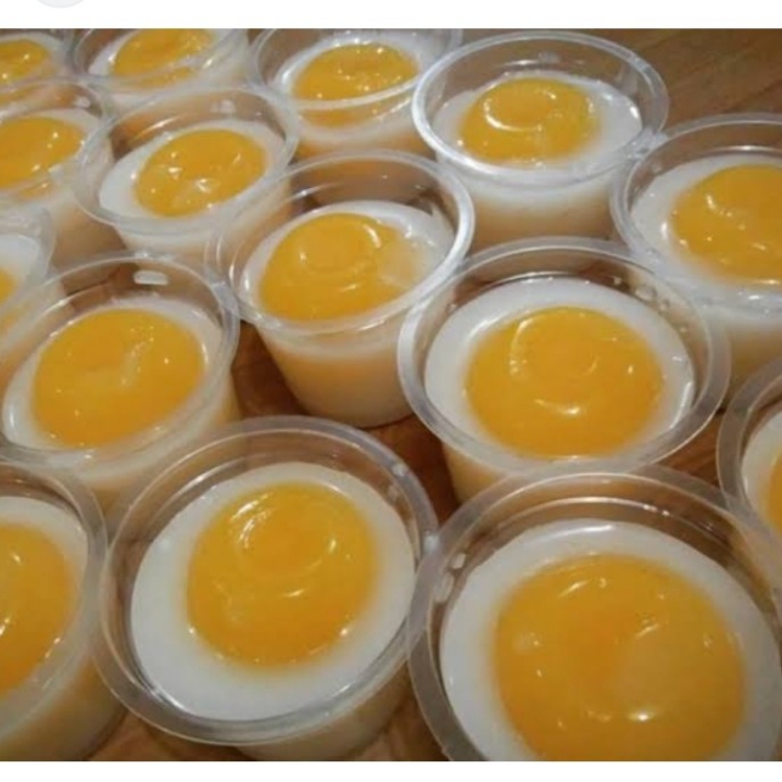 Puding Telur Setengah Matang 