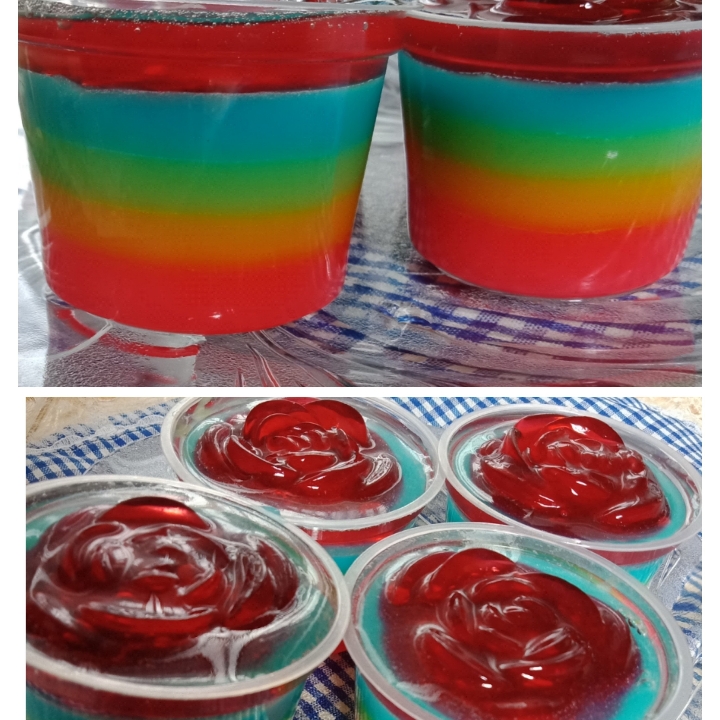 Puding pelangi