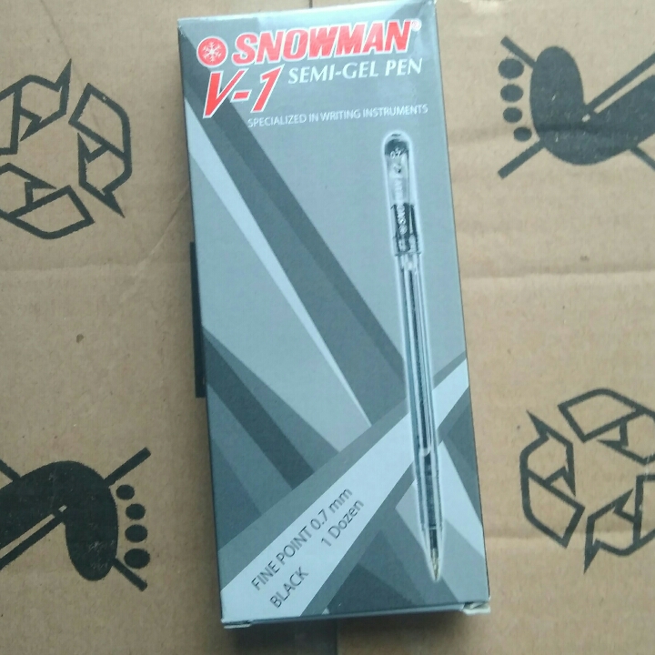 Pulpen Snowman V-1