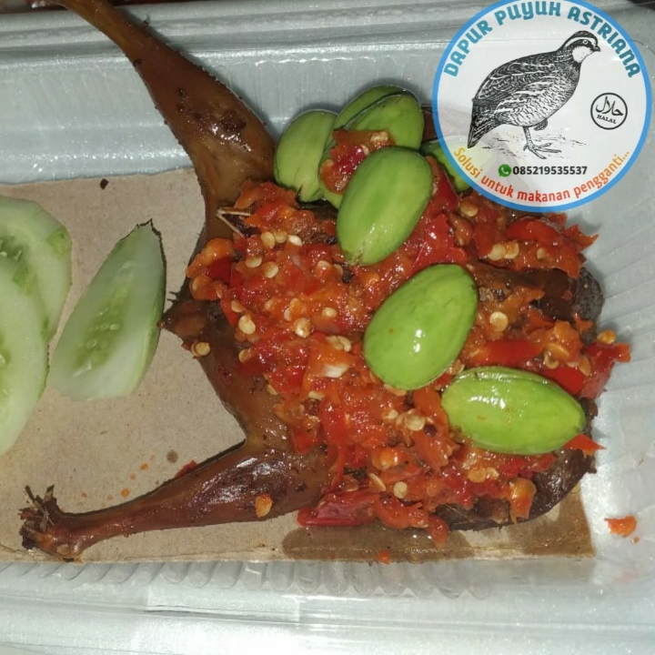 Puyuh Goreng Sambal Petai