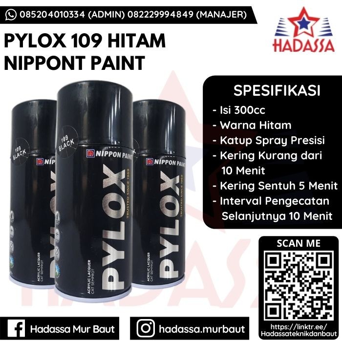 Pylox 109 Hitam Nippont Paint