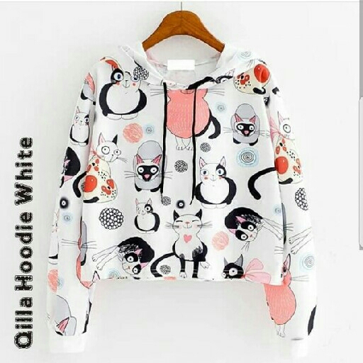 QILLA CAT WHITE SWEATER