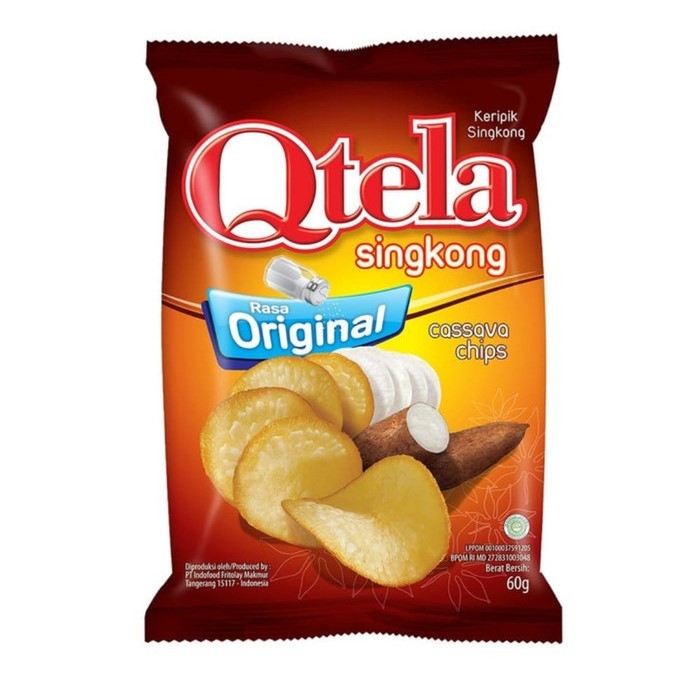 Qtela Keripik Singkong 60 g - Makanan