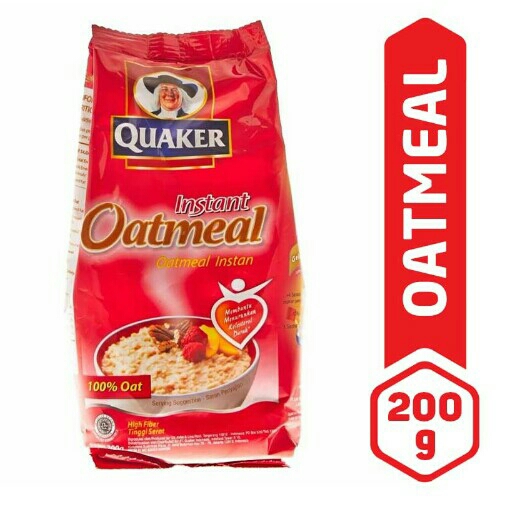 Quaker Instan Oatmeal Red 200g