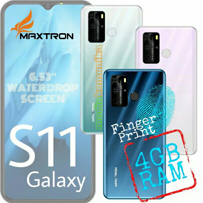 RAM 4GB MAXTRON S11 GALAXY - HP ANDROID MURAH 4G LAYAR 653 INCH  RA 2