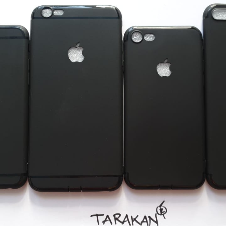 RAZOR BLACK DOFF AND R3D DOFF APPLE IPHONE  TENGAH LUBANG LOGO APPLE