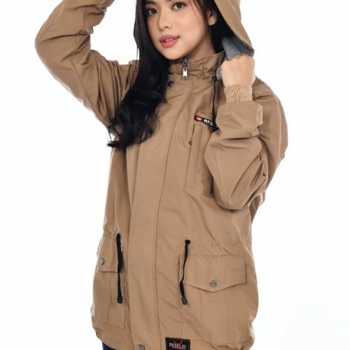 RBLID Jaket Parka Parasut Wanita