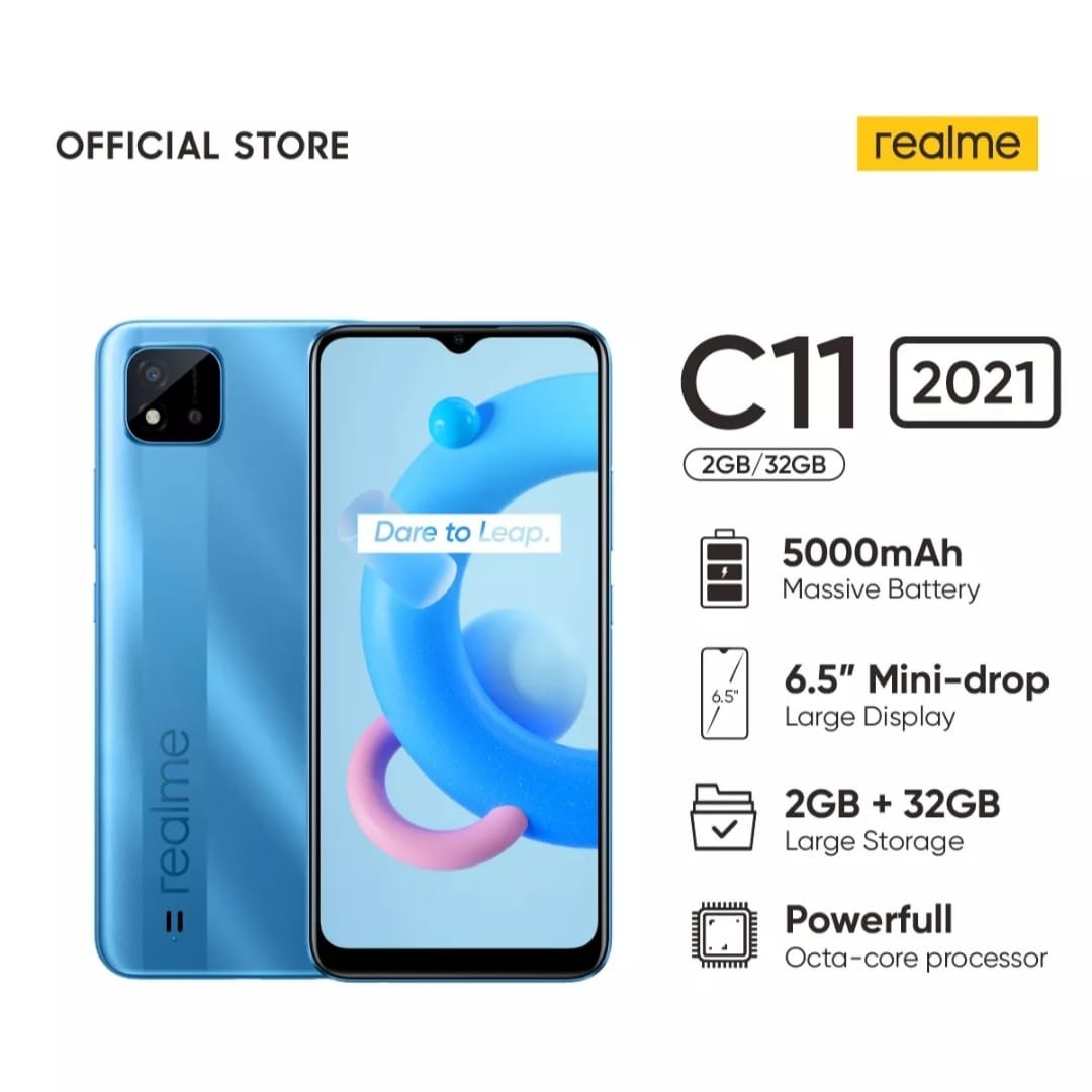 REALME C11 RAM 2 ROM 32 BIRU