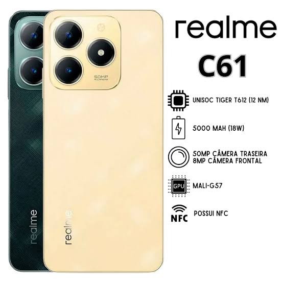 REALME C61 RAM 8GB ROM 128GB 4