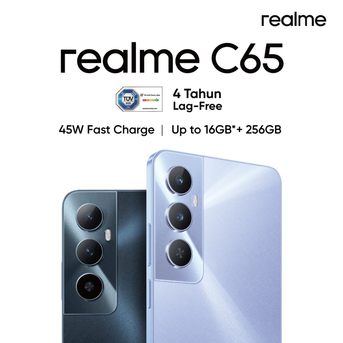 REALME C65 RAM 8 GB ROM 256 GB