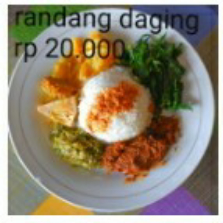 RENDANG DAGING PLUS NASI