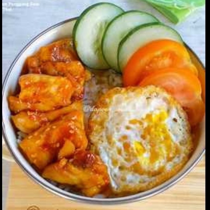 RICEBOWL Ayam Asem Manis