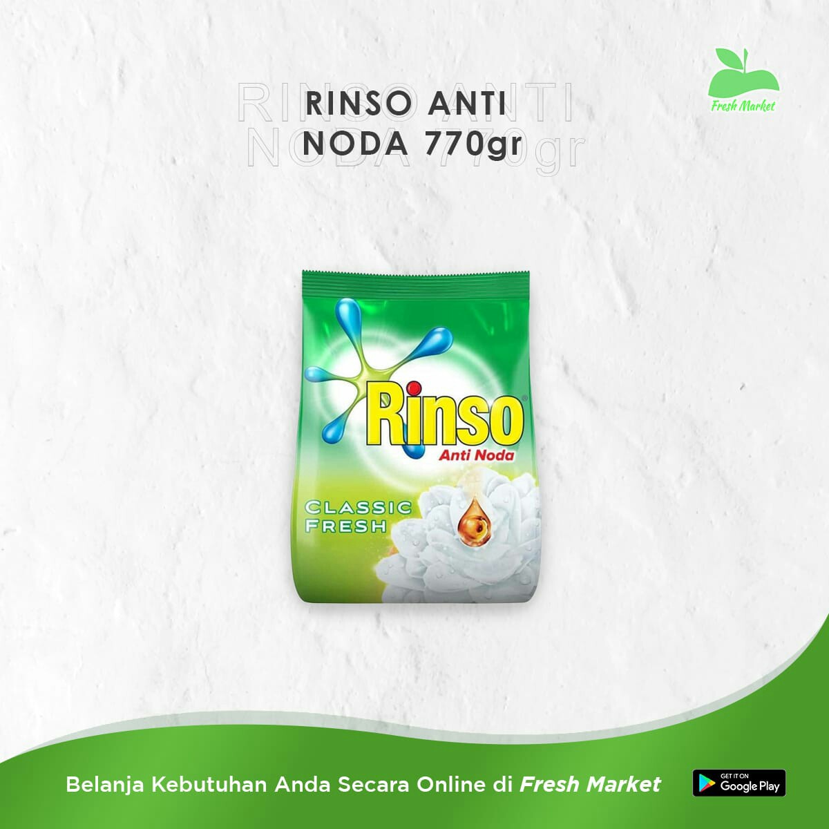 RINSO ANTI NODA 770 GRAM