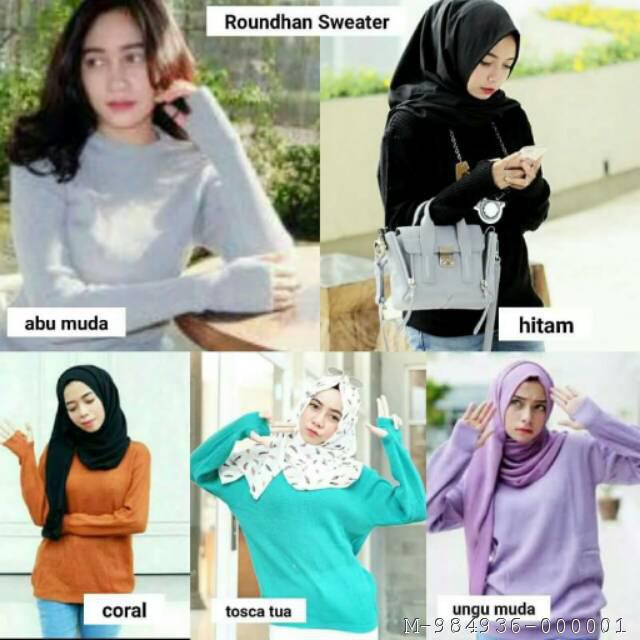 ROUNDHAND SWEATER POLOS RAJUT SECKER